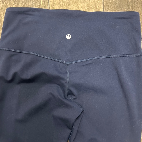 Lululemon bootcut navy yoga pants leggings size 12 - Picture 1 of 4
